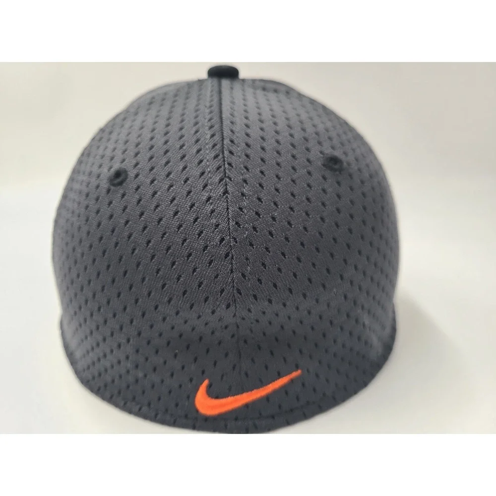 San Francisco Giants Nike Mesh Flex Fitted (Seems S-M)‎ Hat Cap MLB Black Gray